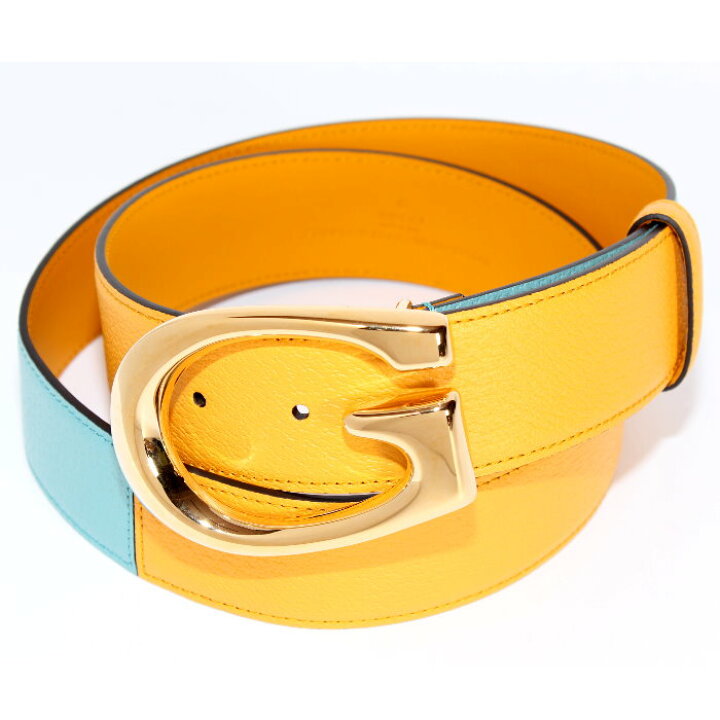 中古・未使用】 GUCCI グッチ ベルト 709954 DJ24G バイカラー G  