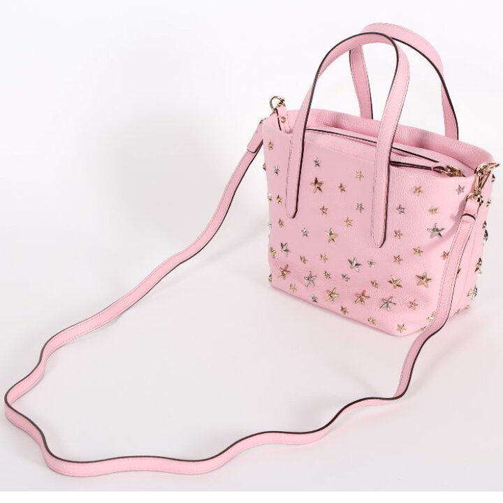 楽天市場】JIMMY CHOO ジミーチュウ 2WAY トートバッグ アイスピンク 