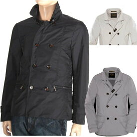 MOORER　ムーレー　ダブルブレストコート　NABUCCO KM 　ネイビー/BLU　グレー/MARMO　オフホワイト/AVORIO　スタンドカラー 中綿 ジャケット ブルゾン　メンズ　【E】売れ筋