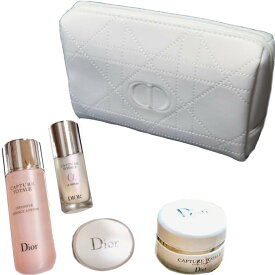 Dior　ディオール　カプチュール ディスカバリー キット　美容液　ローション 50mLセラム 10mL クレーム 15mL ポーチ4点セット　化粧品 コスメ メイクビューティ 限定cd-gift-kit-2508