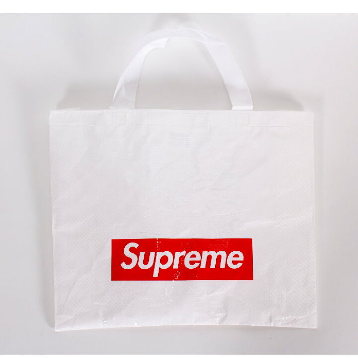 楽天市場】Supreme シュプリーム ショッパー 紙袋 ホワイト×レッド 
