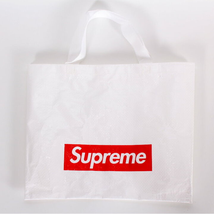 楽天市場】Supreme シュプリーム ショッパー 紙袋 ホワイト×レッド 