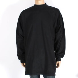 BALENCIAGA バレンシアガ タブ ロングスリーブ Tシャツ オーバーサイズ 693949 TMVC1 1055 ブラック 3サイズ ロゴワッペン 長袖 カットソー トレーナー ワンピース トップス メンズ レディース ユニセックス 売れ筋