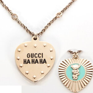 �y���Ԍ���z �O�b�` GUCCI HA HA HA �x�A�[�`���[�� �l�b�N���X 725824 J1631 8069 �A���e�B�[�N�S�[���h �C���^�[���b�L���OG�`�F�[�� �A���O���[�x�A�[ �A�N�Z�T���[ ���f�B�[�X ���j�Z�b�N�X ��