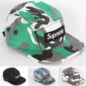 Supreme �V���v���[�� �~���^���[ �L�����v �L���b�v �t���[�T�C�Y Military Camp Cap 4�J���[ �{�b�N�X���S�p�b�` �x�[�X�{�[�� �X�q �n�b�g�����Y ���f�B�[�X ���j�Z�b�N�X �����