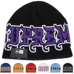 Supreme �V���v���[�� �j���[�G�� �A�E�g���C�� �r�[�j�[ New Era Outline Beanie 6�J���[ �t���[�T�C�Y ���S�h�J BOX���S�p�b�` �j�b�g�X �L���b�v �X�q �n�b�g �����Y ���f�B�[�X ���j�Z�b�N�X ����