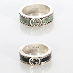 �y�G���g���[Pt5�{�z�y���l�i�������z GUCCI �O�b�` �C���^�[���b�L���OG �����O 645573 J8410 1064 �u���b�N 9071 ���C�g�u���[�G�C�W���O�t�B�j�b�V�� �X�^�[�����O�V���o�[925 �G�i���� �w�� �A�N