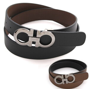 �y�G���g���[pt5�{�zFerragamo �t�F���K�� ���o�[�V�u�� �x���g 675542 705614 105 �t���[�J�b�g �u���b�N×�u���E�� �_�u���K���`�[�j �o�b�N�� GANCINI 67 5542 0705614 �����Y ���j�Z�b�N�X �����