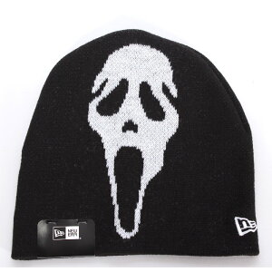 Supreme New Era Ghostface Beanie �V���v���[�� �j���[�G�� �S�[�X�g�t�F�C�X �r�[�j�[ �u���b�N �t���[�T�C�Y ���S�h�J �j�b�g�X �L���b�v �X�q �n�b�g �����Y ���f�B�[�X ���j�Z�b�N�X �����