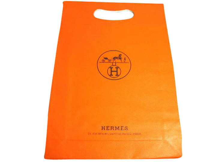 楽天市場】HERMES エルメス ラッピング 紙袋 S ショッパーショップ袋  