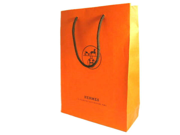 楽天市場】HERMES エルメス ラッピング 紙袋 L ショッパー ショップ袋 