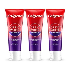 Colgate コルゲート 歯磨き粉 ペースト オプティックホワイト Purple パープル 100g × 3個セット 歯磨き粉 ホワイトニング
