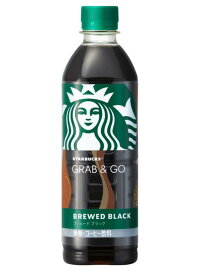 サントリー スターバックス GRAB&GO ブリュード ブラック　500ml×24本 (1ケース）ペットボトル セブンイレブン starbucks 限定 グラブ＆ゴー まとめ買い