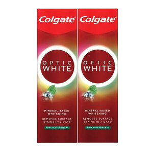 RQ[g IveBbNzCg ~gvX~l Colgate Optic White MINT PLUS MINERAL 100g×2{ Zbg  zCgjO Colgate optic white@Ki