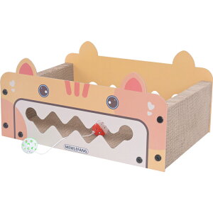 【送料無料】猫用爪とぎ 猫 爪研ぎ おしゃれ 爪とぎハウス 爪とぎ防止 ダンボール つめとぎ おもちゃ 爪みがき 爪 爪磨き ベルが付く