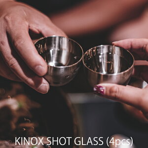 LmbNX KINOX VbgOX SHOT GLASS 4pcs XeX SUS304 AR[pOX AEghA Lv BBQ OsO \Lv KOREA ؍uh 