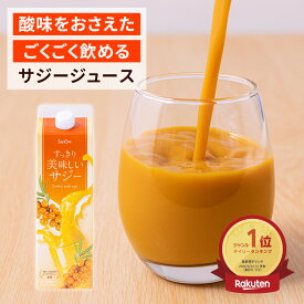 すっきり美味しいサジー 1000ml 鉄分補給 SajiOne 飲みやすいサジージュース アミノ酸 リンゴ酸 ミネラル ドリンク ゆず オレンジ シーベリー 沙棘 お試し 紙パック サジーワン