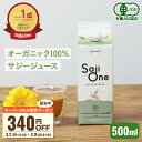 【クーポン利用で340円OFF 3/11 01:59まで】サジー サジージュース 100％ 500ml SajiOne お試しサイズ サジーワン 鉄…