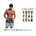 メンズ水着 サーフパンツ 水陸両用 水着 メンズ 男性用 海水パンツ ボードショーツ 裏地あり メッシュ裏地 速乾 防水 海外旅行 海パン ショートパンツ 裏地付 スイムショーツ ビーチショーツ ボーダー 短パン 軽量 プール
