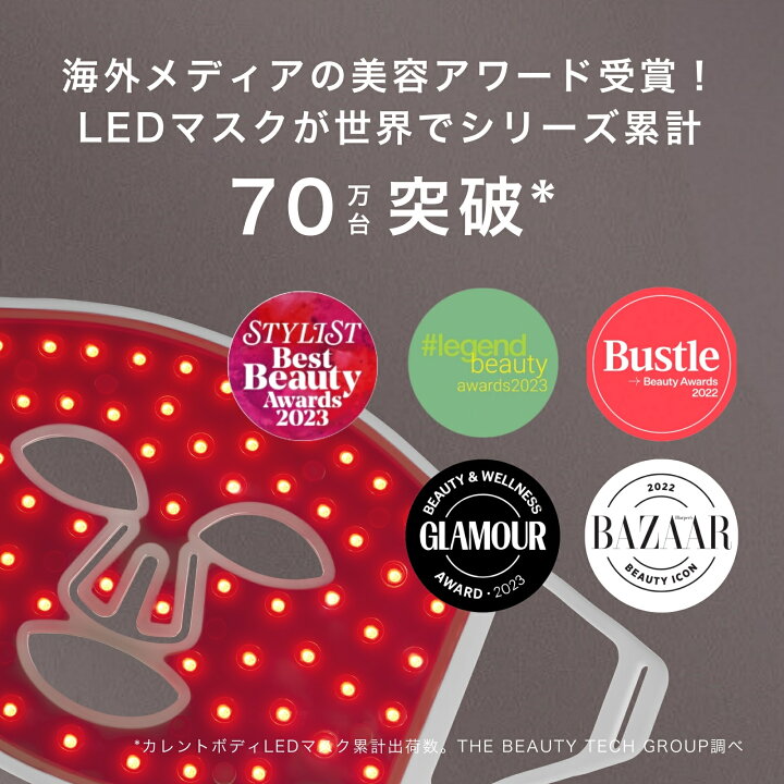 楽天市場】CurrentBody Skin LEDライトセラピーマスク シリーズ2 