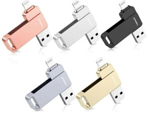 USB iPhonep MFiF؎擾 Vackiit 128GB / 256GB / 512GB/ 1TB _ sN / O[ / ubN / Vo[ / S[h