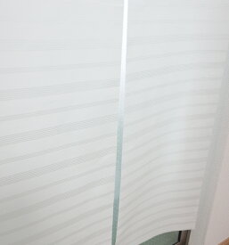 ★送料無料　のれん　外でも室内でも使用できる撥水加工　ボーダー柄ホワイト　選べる3サイズ　85cmX150cm　85cmX170cm　85cmX200cm 1枚入り