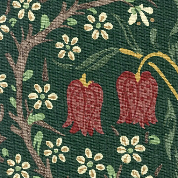 楽天市場 英国カーテン ウィリアム モリス William Morris ブラックトーン オーダーカーテン イギリス 花柄 ボタニカル フラワー ヴィンテージ おしゃれ 綿100 天然素材 エレガンス アンティーク モスグリーン 北欧カーテン通販わくわくカーテン