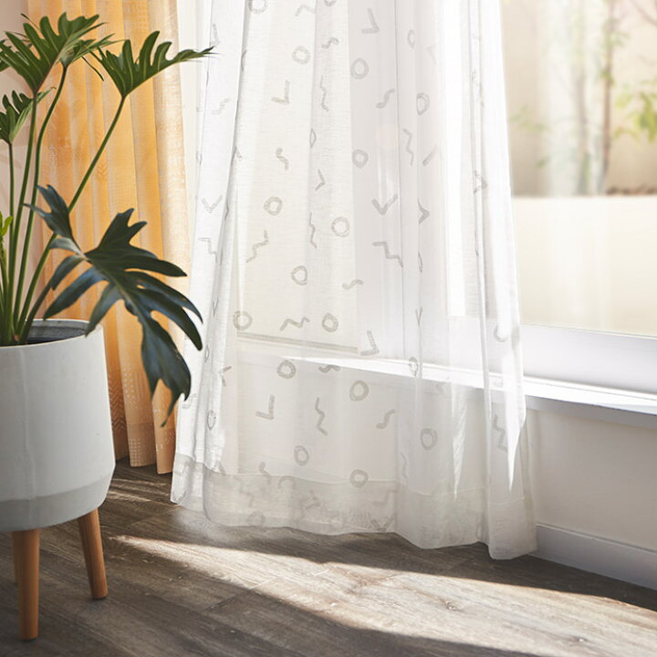 楽天市場 北欧レースカーテン サーナヤオッリ トライバルボイル 北欧ブランドレースカーテン オーダーカーテン ホワイト 白 レースカーテン 北欧 北欧ブランド Saanajaolli おしゃれ 洗練 形状記憶 洗濯 フィンランド モダン 北欧カーテン通販わくわくカーテン