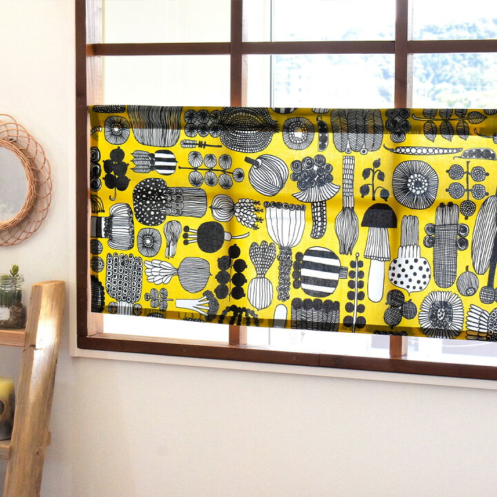 楽天市場】カフェカーテン 小窓 マリメッコ Marimekko 北欧 北欧 