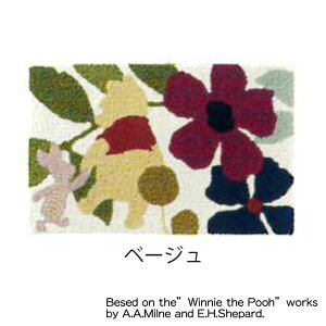 プー マット トークマット(50cm×80cm) プーさん ディズニー くまのプー ピグレット インテリアマット 玄関マット 雑貨 POOH Disney インテリア