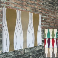 ファブリックパネル ボラス 北欧 ロック 73×51cm おしゃれ ファブリックボード ウォールパネル 生地 ギ…