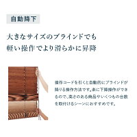 Nichibeiニチベイウッドブラインドスタンダードシリーズ自動降下
