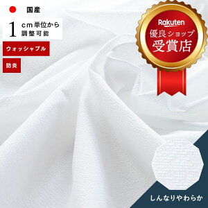 オーダーカーテン レースカーテン オリジナル【SA-L02】防炎 洗える 遮熱 保温 UVカット プライバシー保護 カラ