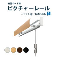 ピクチャーレール 福井金属工芸 【RAILSUN COLORS Bセット】 30cm 65cm 100cm 規格サイズ 耐荷重 5kg カ…