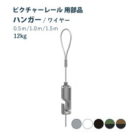 ピクチャーレール 福井金属工芸 【ミニワイヤー自在FIT】部品 ハンガー ワイヤー 1個入り 許容荷重 12kg …