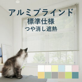 アルミブラインド 立川機工【ファーステージ 標準仕様 つや消し遮熱】幅 15cm〜260cm×高さ 11cm〜300cm 羽幅 25mm カラー12色 / アルミ ブラインド 取付け 遮熱 1cm単位 オーダー