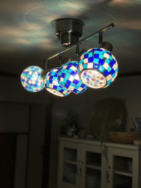 楽天市場】シーリングライト 天井直付け灯 おしゃれ 4灯 LED電球対応  