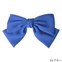 楽天市場】ヘアアクセサリー リボン（カラーブルー）（ヘア  