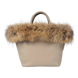 ＼500円クーポン有／ トートバッグ 【楽天ランキング1位獲得】 【宅配便配送】 ファーバッグ レディース トートバッグ トートバック バケツバッグ バケツ バッグ 鞄 カバン ファー バック bag ラクーン ( ラクーンリアルファー付きトートバッグ )
