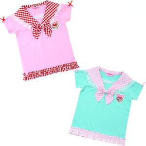 EARTHMAGIC�y���K�戵�X�z�A�[�X�}�W�b�N �M���K���`�F�b�N�Z�[���[�J���[T�V���c �s���N×�� �O���[��×�s���N �}�t�B�[ ���� ���� ���̎q �q���� �L�b�Y �g�b�v�X 100cm 110cm 120cm 130cm �y50%OFF�z