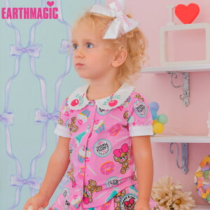 EARTHMAGIC�y���K�戵�X�z�A�[�X�}�W�b�N Cafe�����ݕt������T�V���c �s���N ���x���_�[ �x�r�[�T�C�Y �p�t�X���[�u �}�t�B�[ �h�J �x�r�[�� �q���� �x�r�[ �Ԃ���� ���� ���̎q ���� �o�Y�j�� 