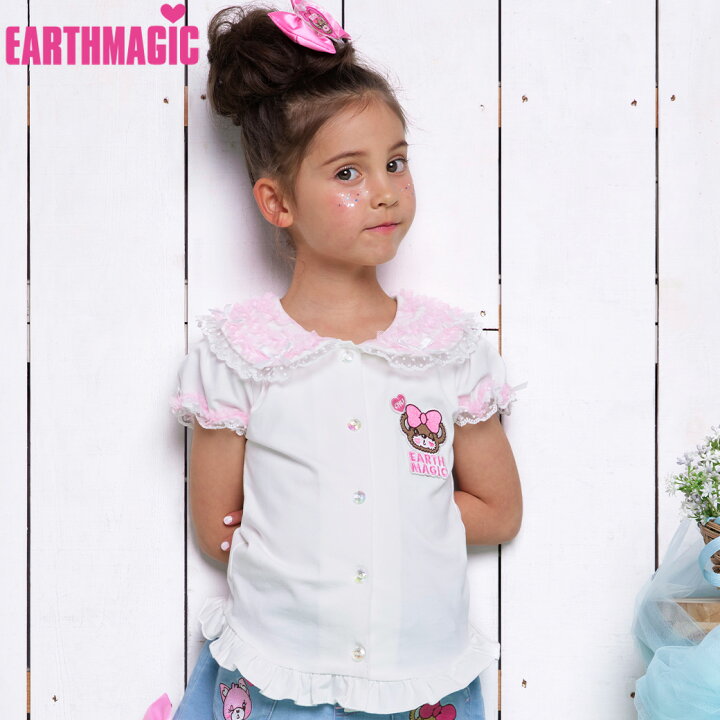 楽天市場】EARTHMAGIC【正規取扱店】アースマジック チュールフリル襟  