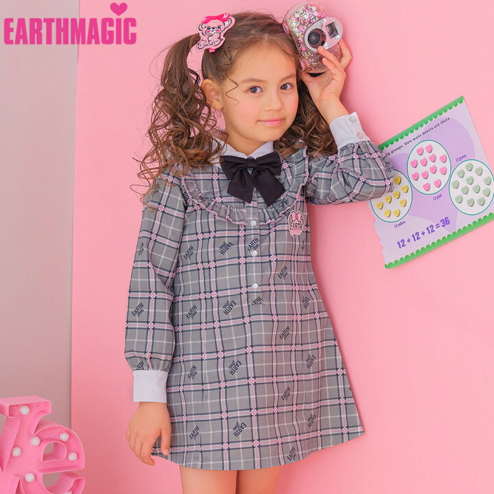 楽天市場】EARTHMAGIC【正規取扱店】アースマジック チェック柄フリル  
