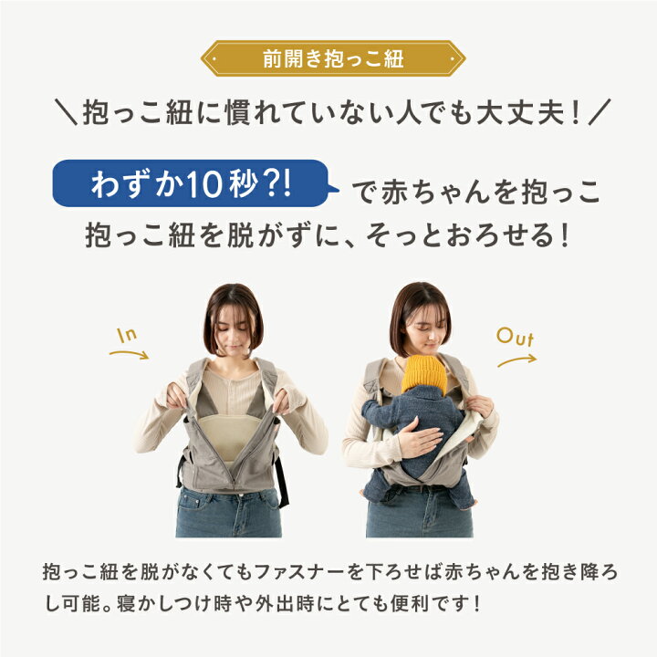 楽天市場】抱っこ紐 NICO おしゃれ 日本製 国産 岡山デニム かわいい 