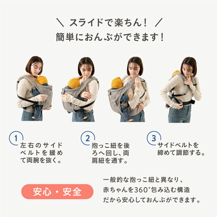 楽天市場】抱っこ紐 NICO おしゃれ 日本製 国産 岡山デニム 上質 
