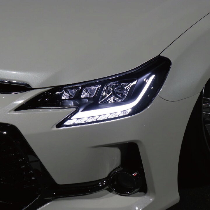 楽天市場】【BRASH】TOYOTA トヨタ GRX130 マークX BRASH 3眼カラー 