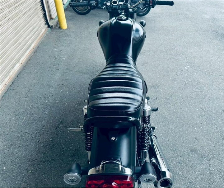 楽天市場】GB350 鋲打ち 黒皮 変形 タックロールシート / GB350 