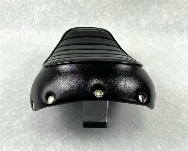 モンキー125 用 鋲打ち 黒皮 タックロールシート /完成品BLACKブラック 