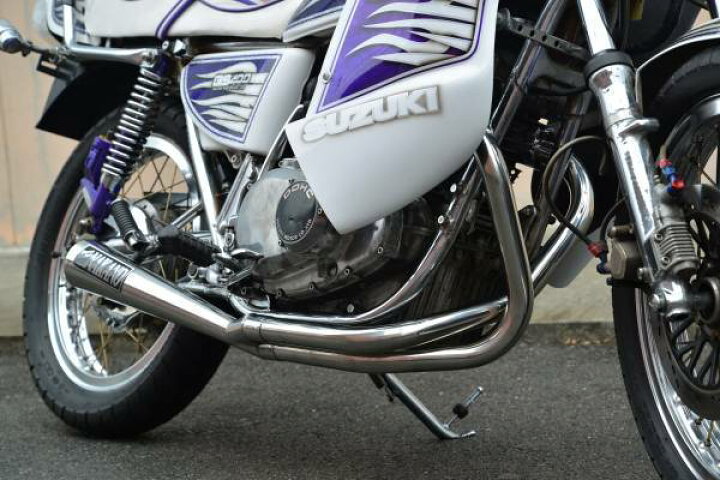 楽天市場】GS400E ナカノ クロス メガホン マフラー ステン 