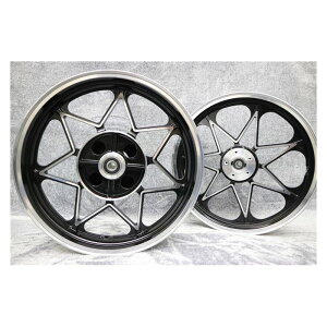 ゼファーΧ 400 キャスト ホイール ブラック セブン